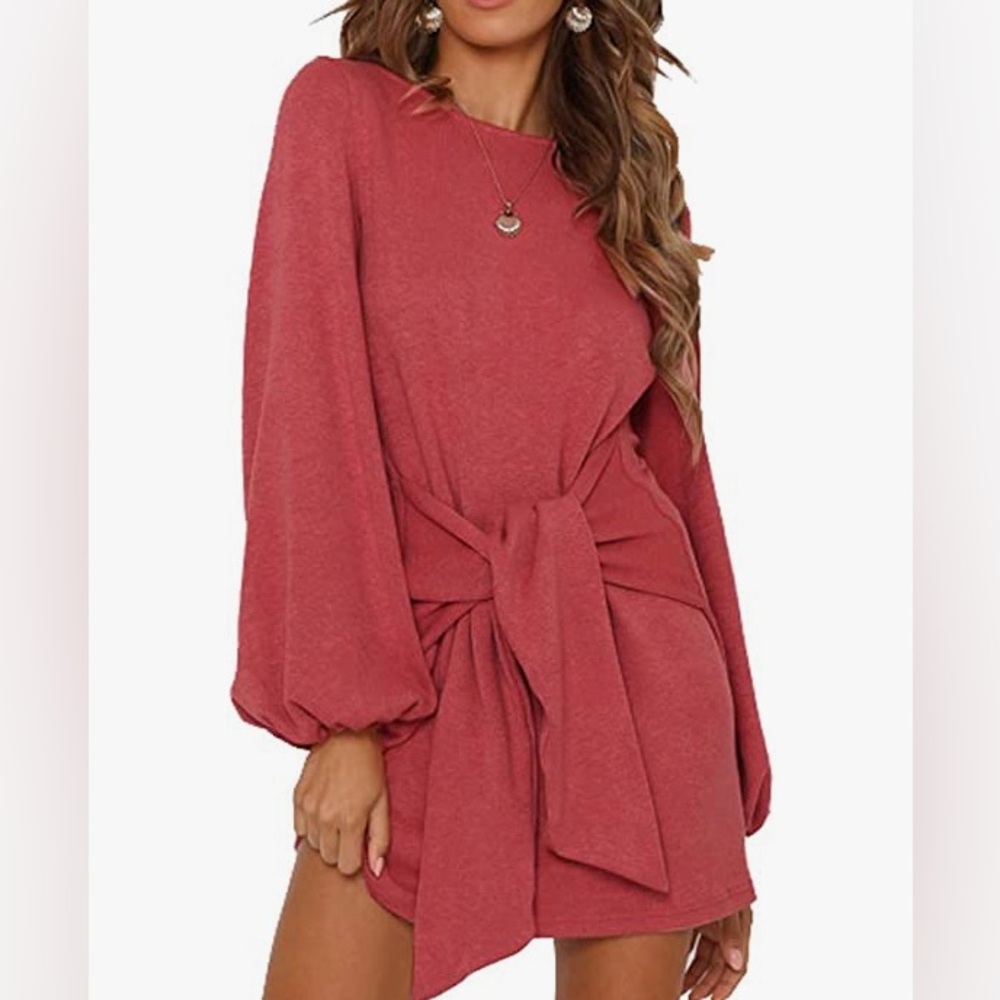 R. Vivimoa Dress in watermelon red